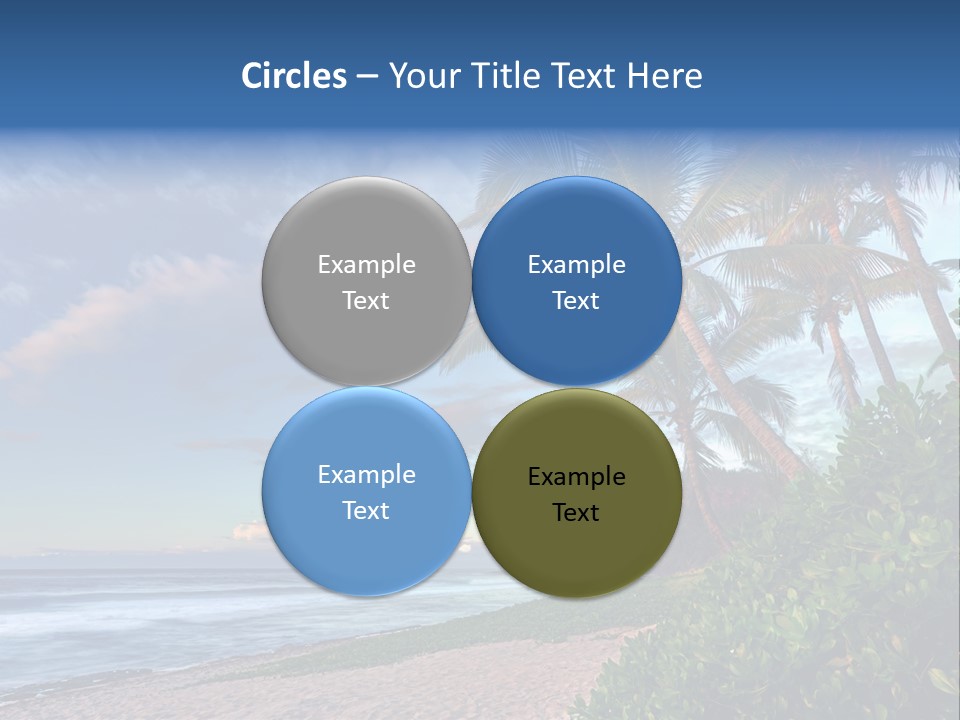 Meeting Horizon Sea PowerPoint Template