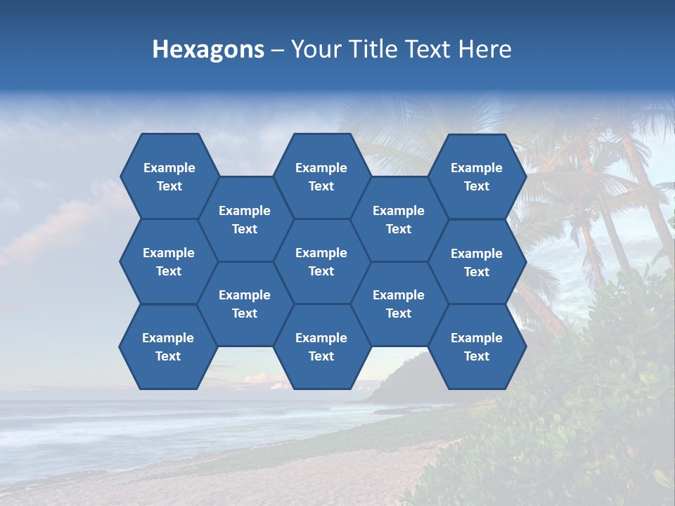 Meeting Horizon Sea PowerPoint Template
