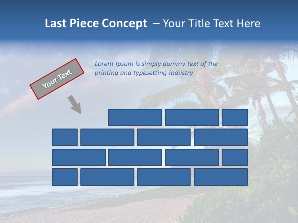 Meeting Horizon Sea PowerPoint Template