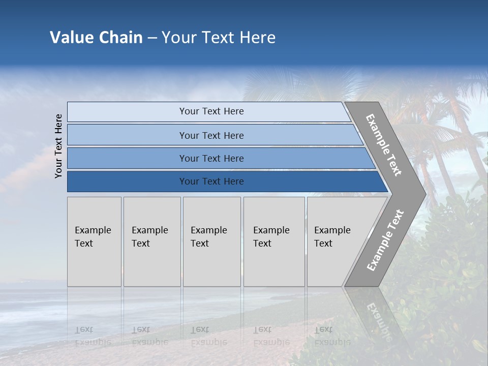 Meeting Horizon Sea PowerPoint Template
