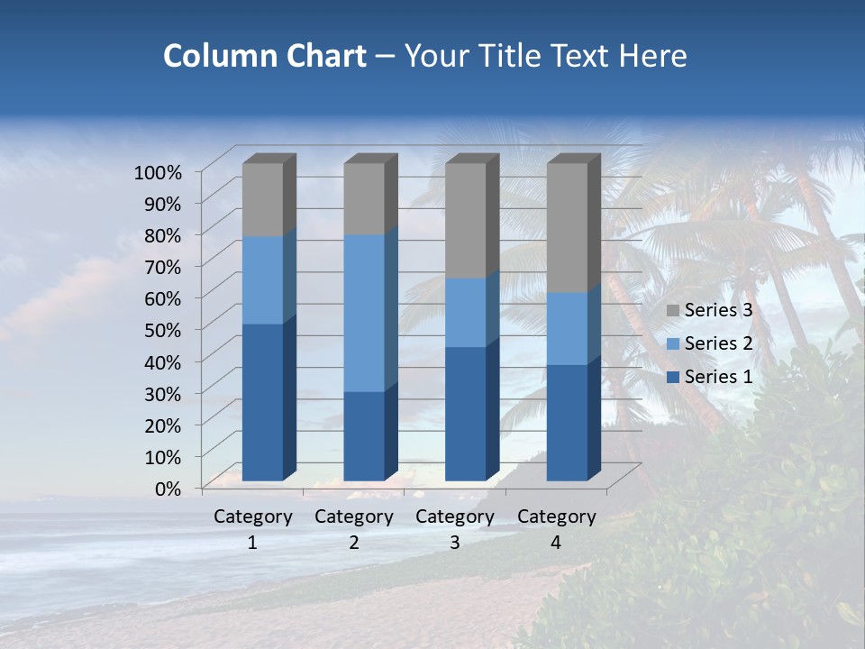 Meeting Horizon Sea PowerPoint Template