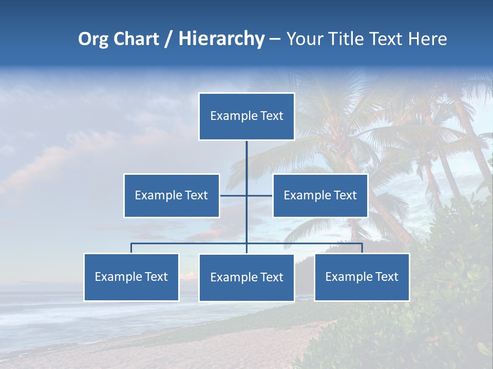 Meeting Horizon Sea PowerPoint Template