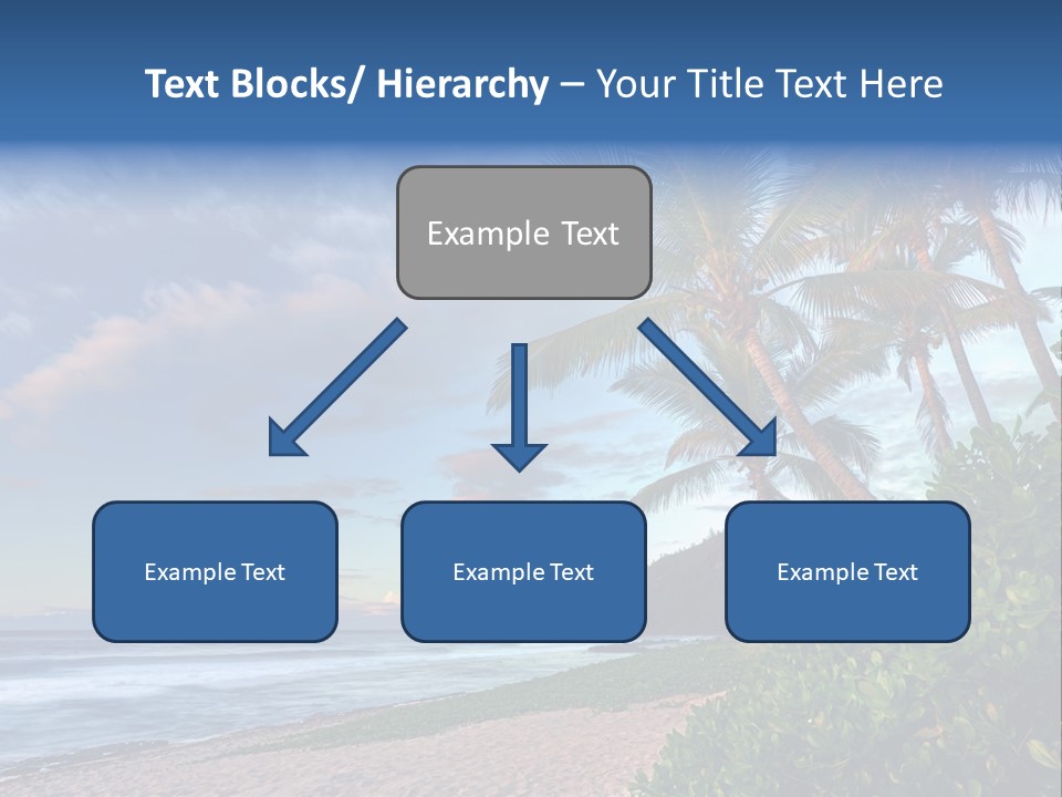 Meeting Horizon Sea PowerPoint Template
