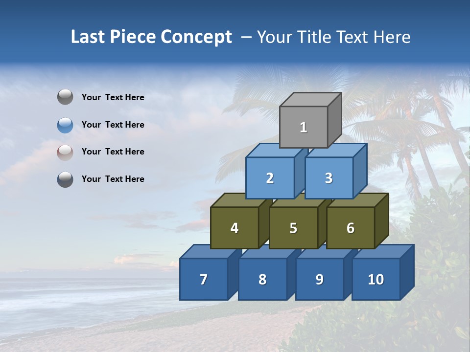 Meeting Horizon Sea PowerPoint Template