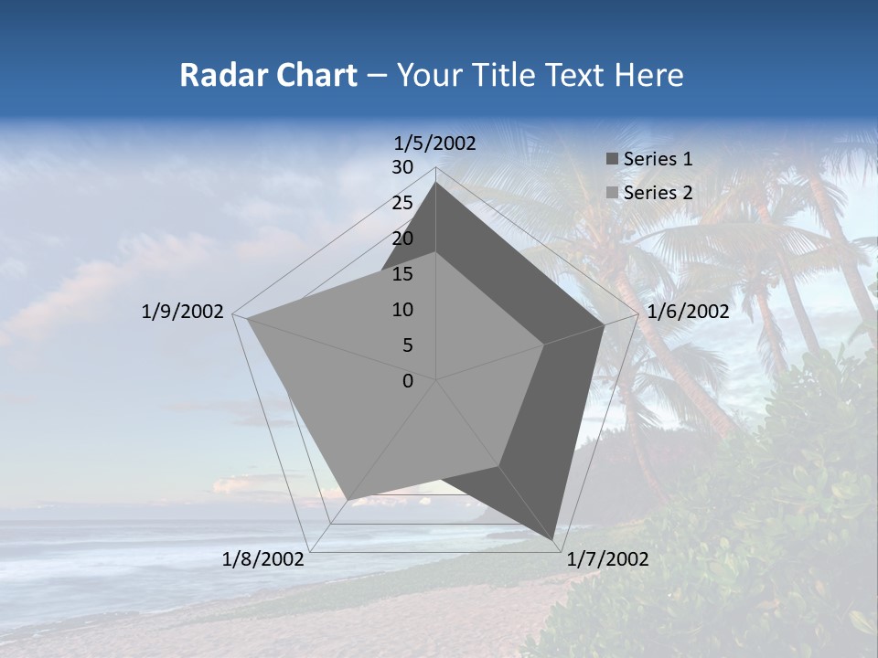 Meeting Horizon Sea PowerPoint Template