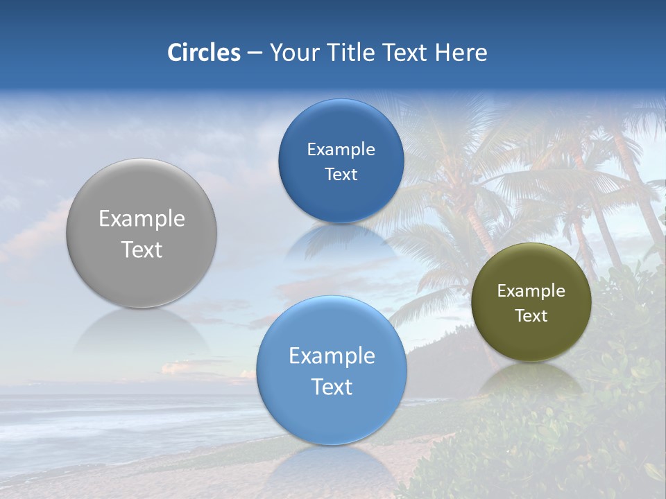 Meeting Horizon Sea PowerPoint Template
