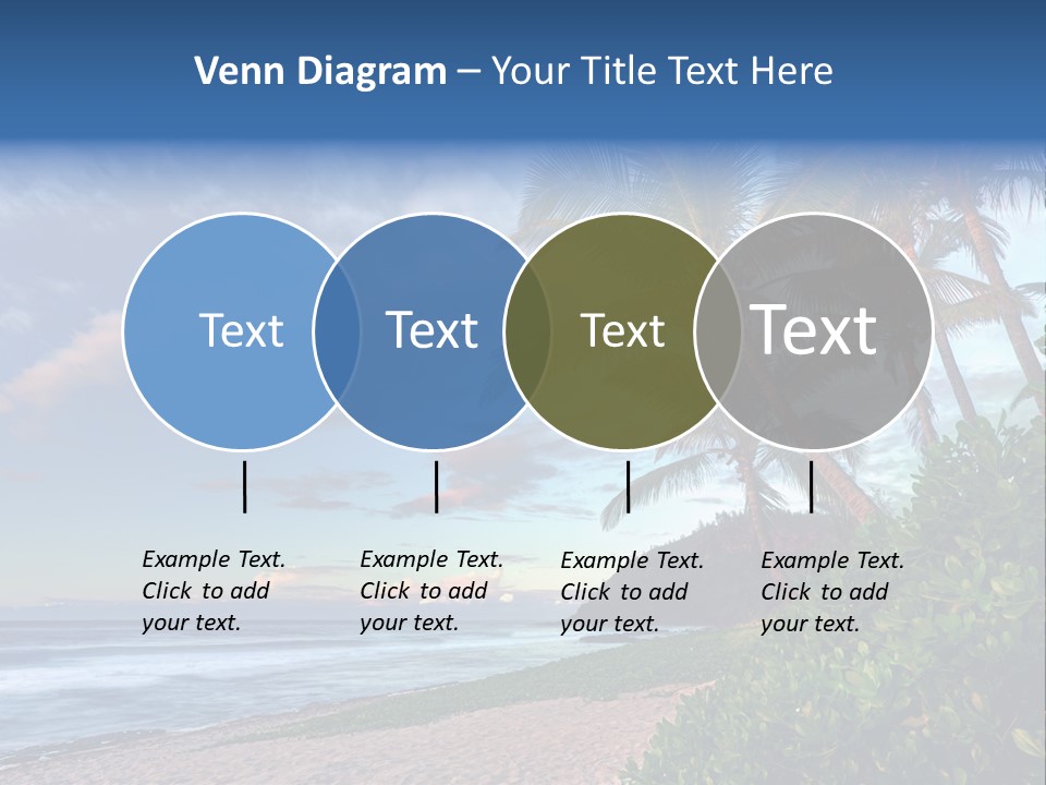 Meeting Horizon Sea PowerPoint Template