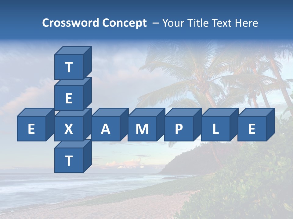 Meeting Horizon Sea PowerPoint Template