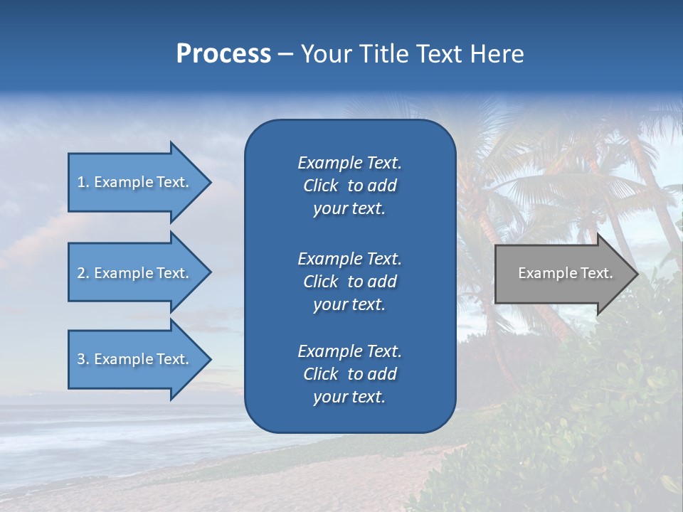 Meeting Horizon Sea PowerPoint Template