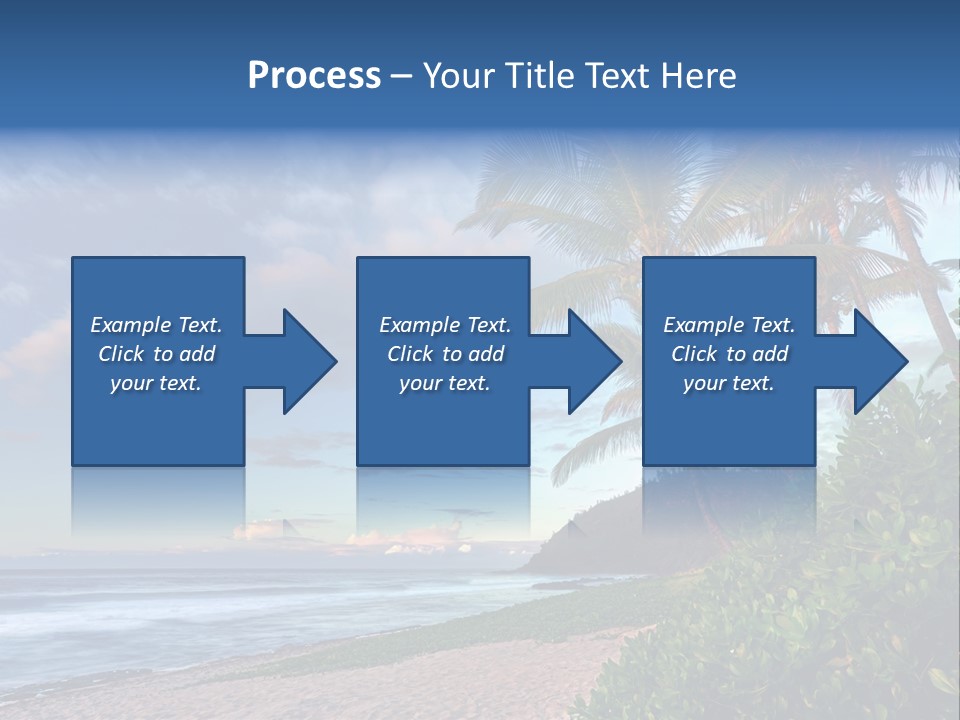 Meeting Horizon Sea PowerPoint Template