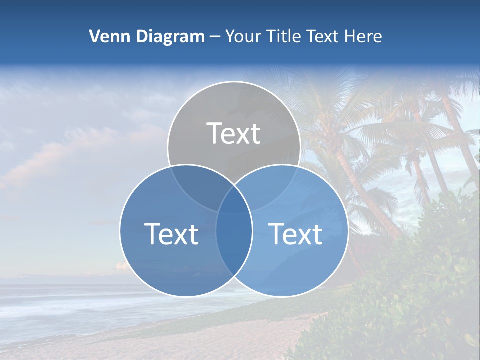 Meeting Horizon Sea PowerPoint Template