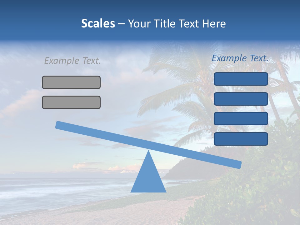 Meeting Horizon Sea PowerPoint Template
