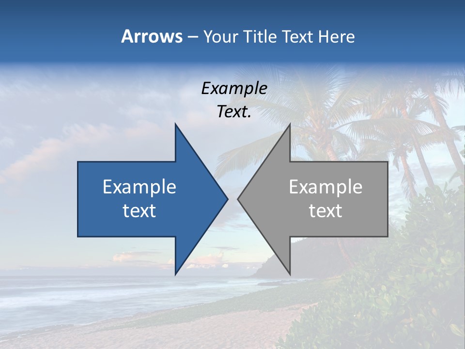 Meeting Horizon Sea PowerPoint Template