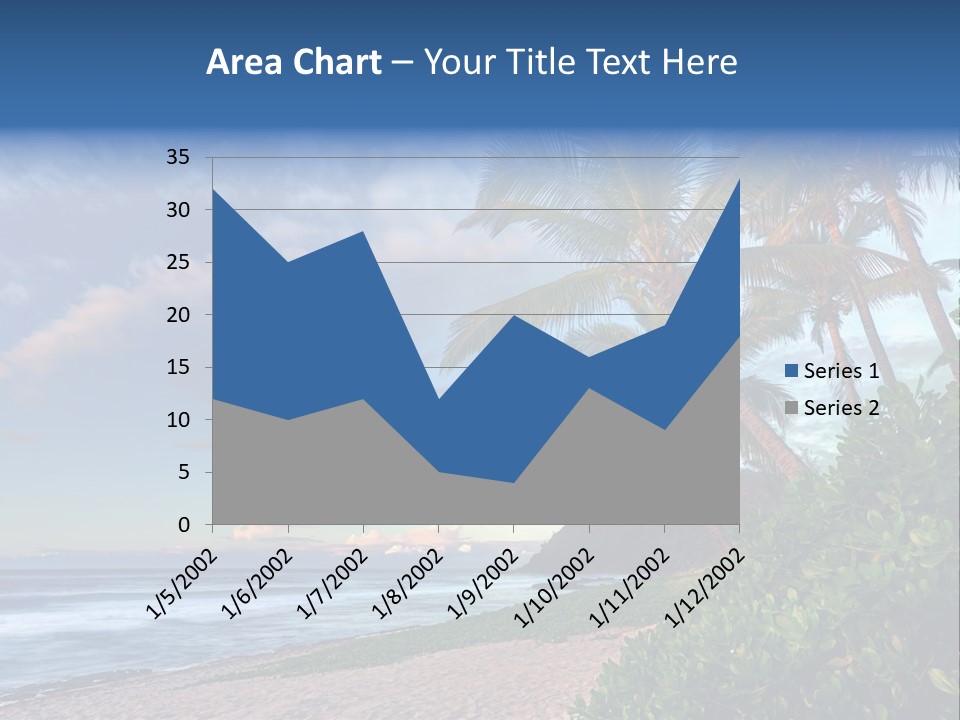 Meeting Horizon Sea PowerPoint Template