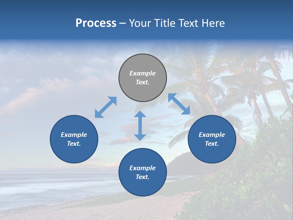 Meeting Horizon Sea PowerPoint Template
