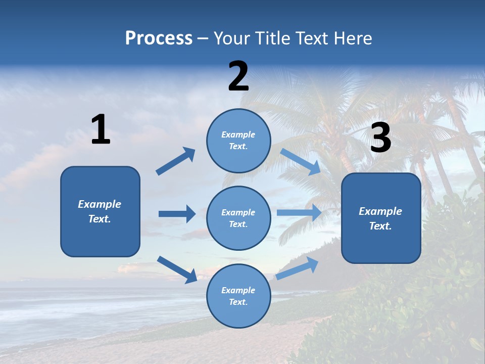 Meeting Horizon Sea PowerPoint Template