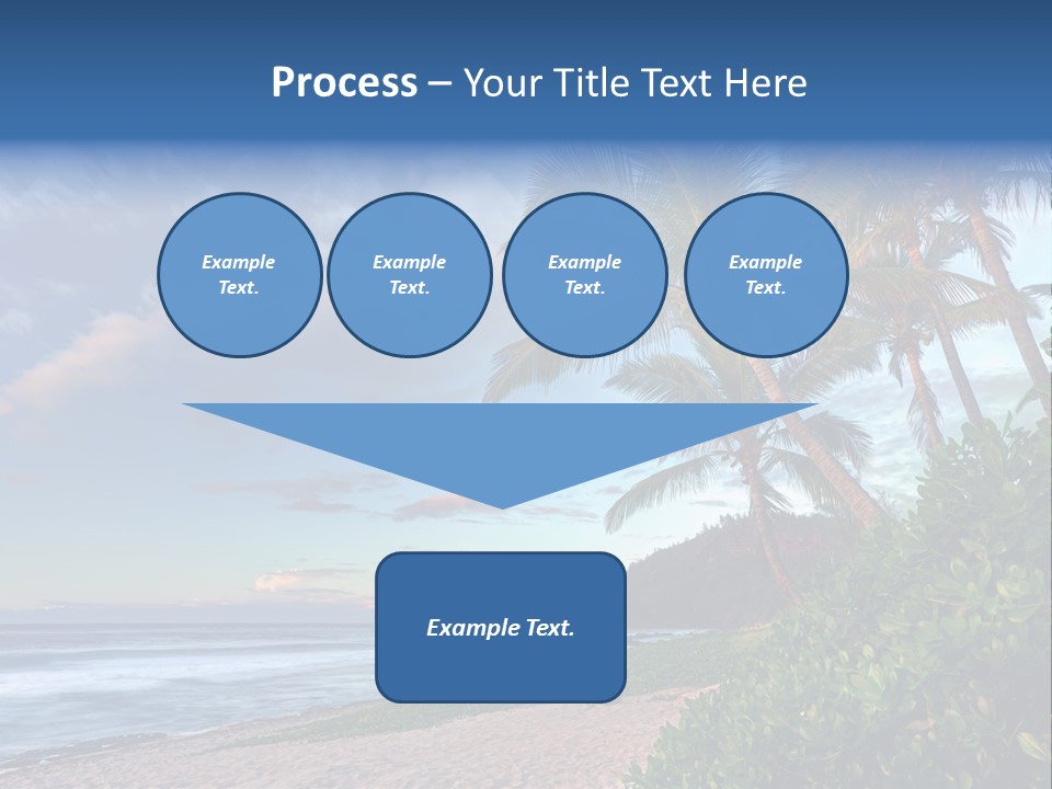 Meeting Horizon Sea PowerPoint Template