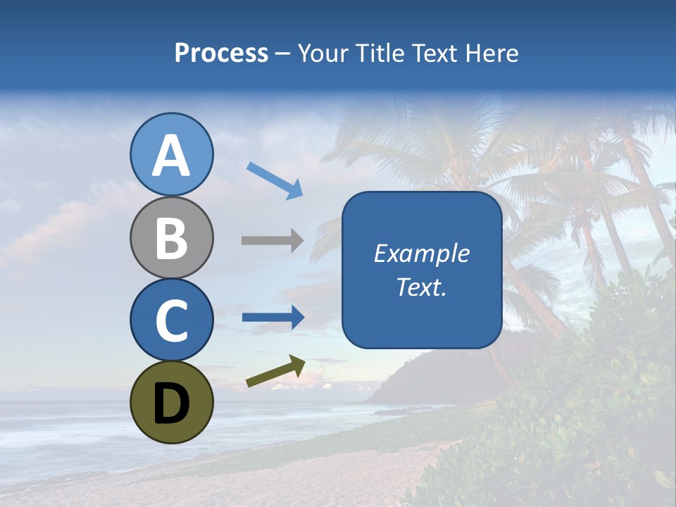 Meeting Horizon Sea PowerPoint Template
