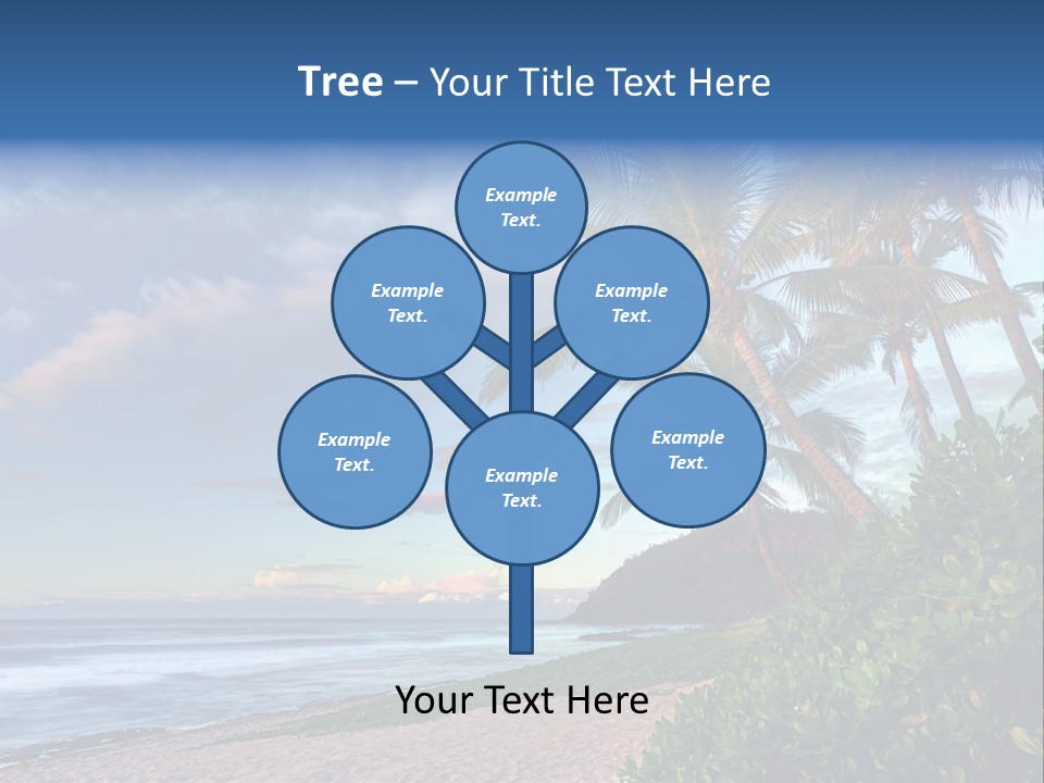 Meeting Horizon Sea PowerPoint Template