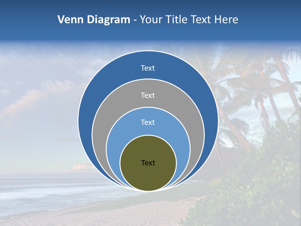 Meeting Horizon Sea PowerPoint Template