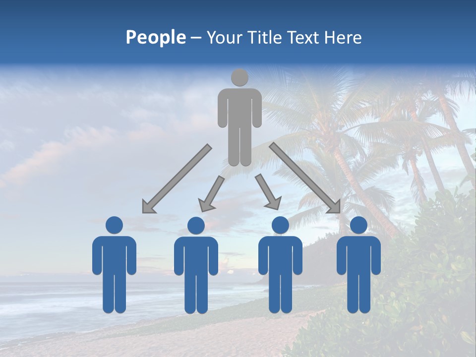 Meeting Horizon Sea PowerPoint Template