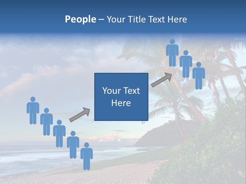 Meeting Horizon Sea PowerPoint Template