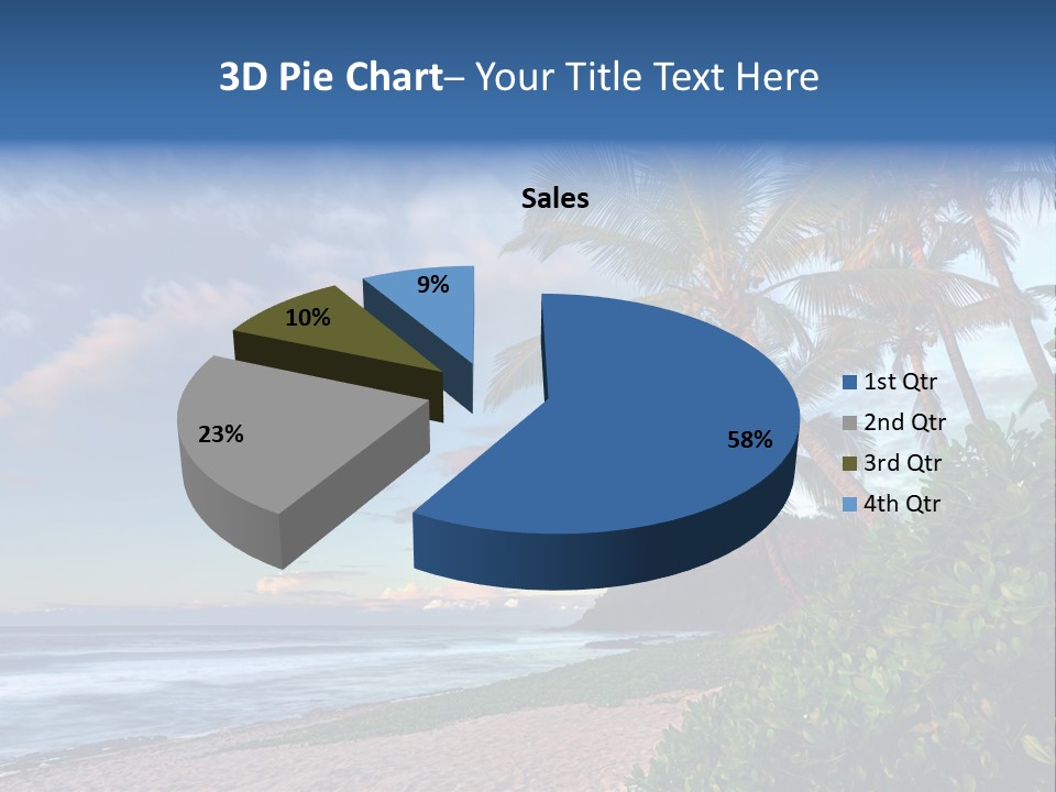 Meeting Horizon Sea PowerPoint Template
