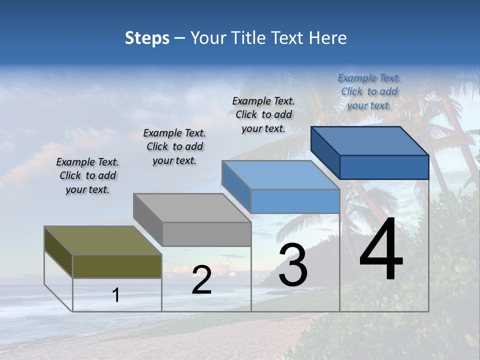 Meeting Horizon Sea PowerPoint Template