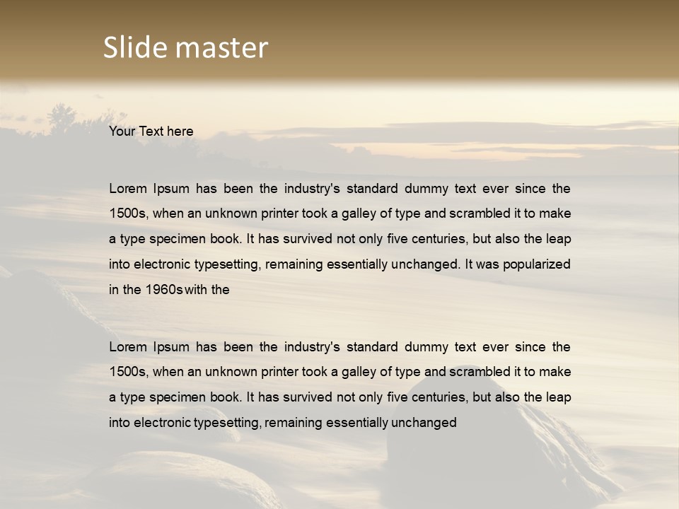 Rock Meeting Against PowerPoint Template