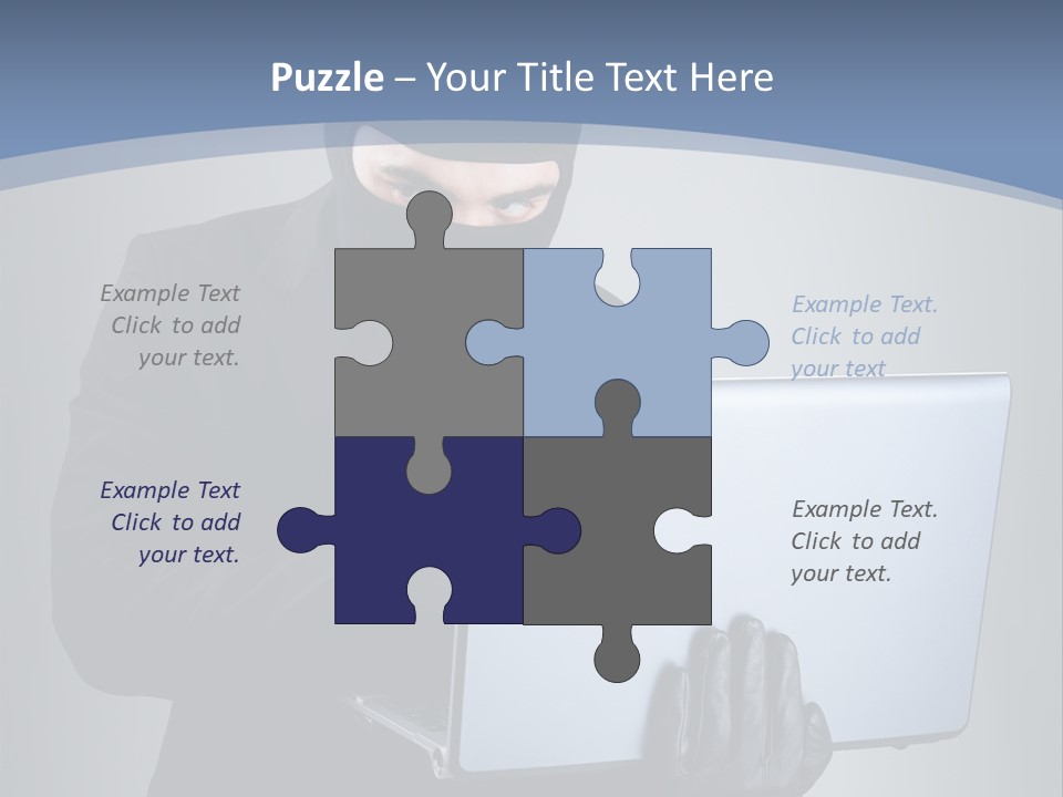 Corporate Keyboard Secure PowerPoint Template