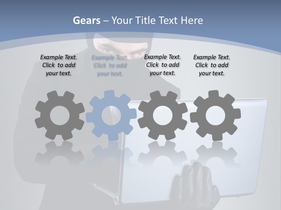 Corporate Keyboard Secure PowerPoint Template