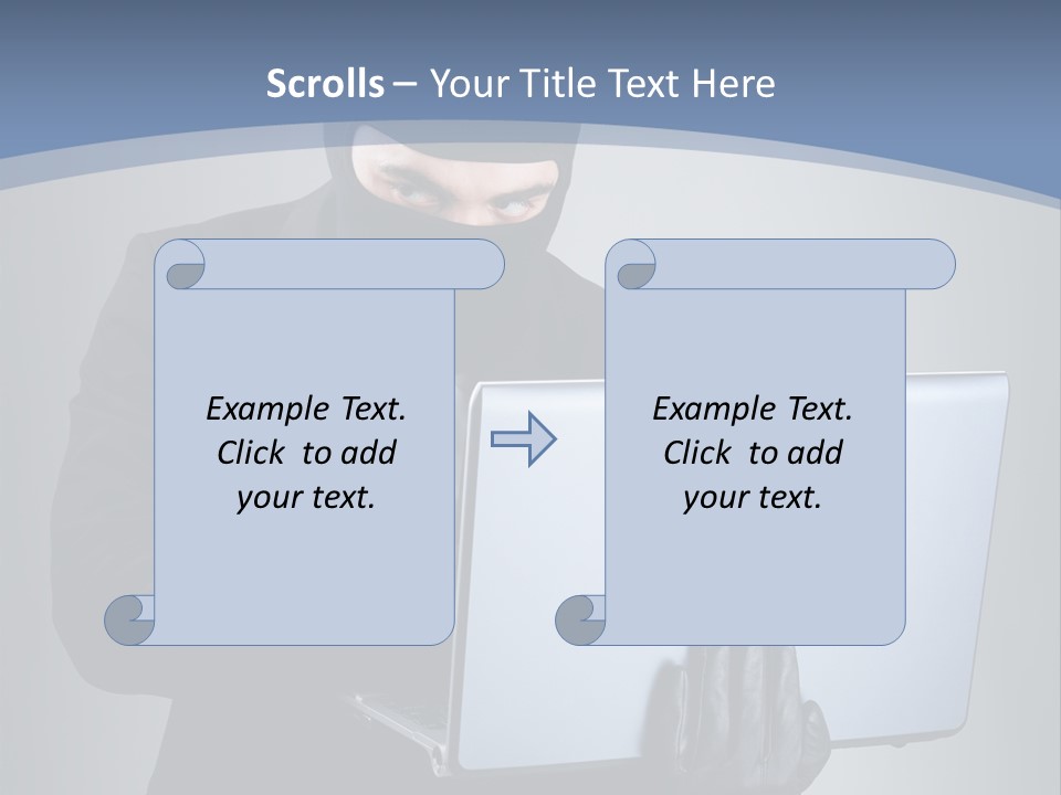 Corporate Keyboard Secure PowerPoint Template