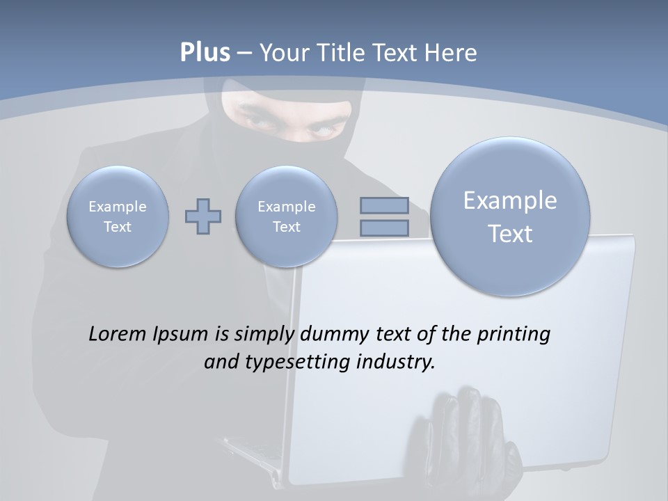 Corporate Keyboard Secure PowerPoint Template