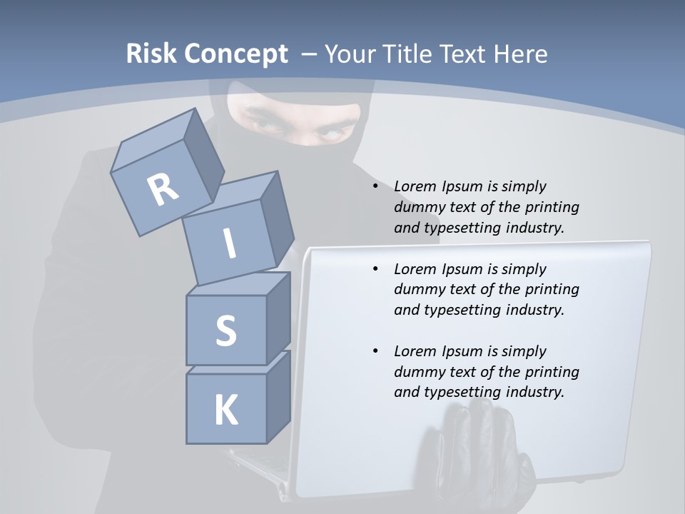 Corporate Keyboard Secure PowerPoint Template