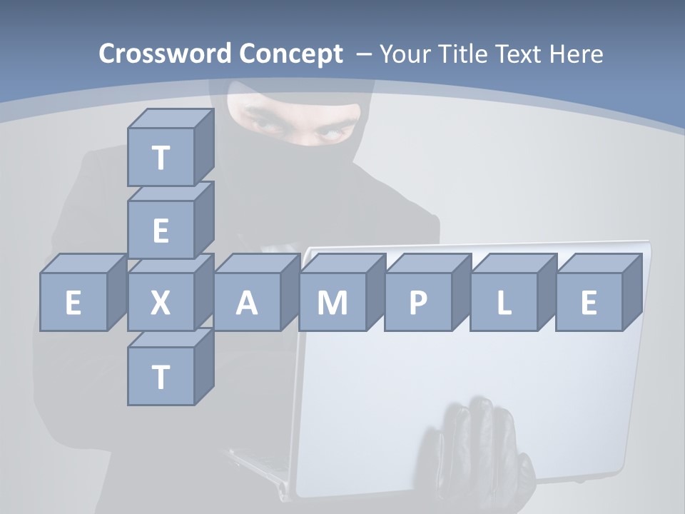 Corporate Keyboard Secure PowerPoint Template