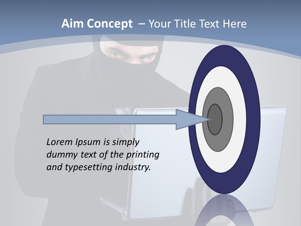 Corporate Keyboard Secure PowerPoint Template