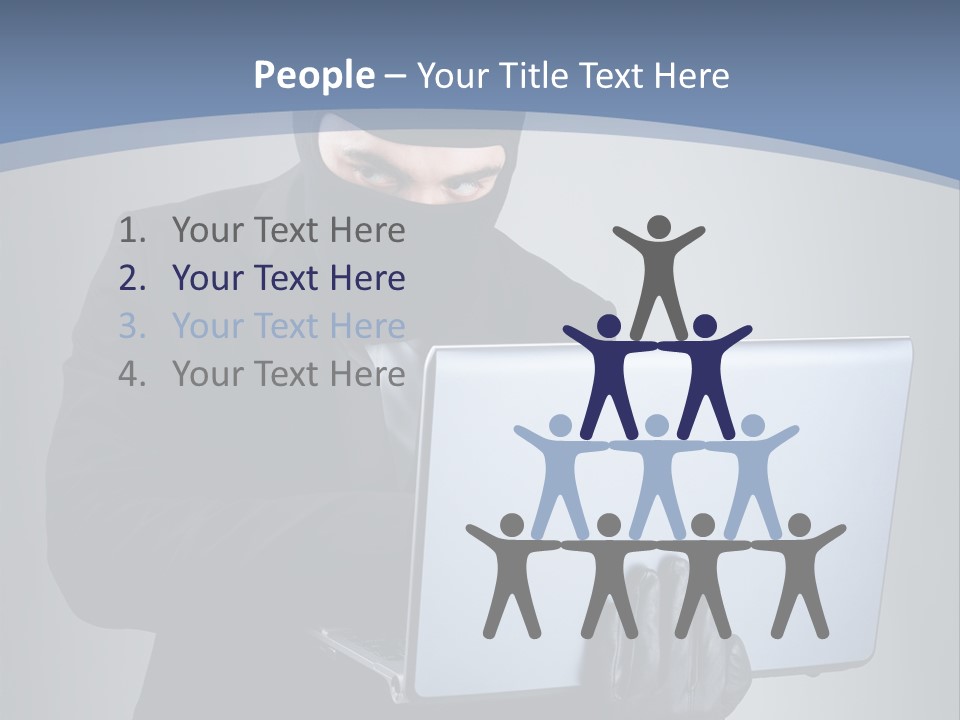 Corporate Keyboard Secure PowerPoint Template