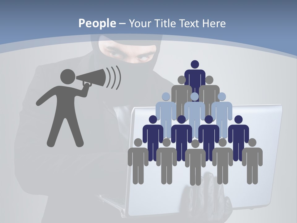 Corporate Keyboard Secure PowerPoint Template