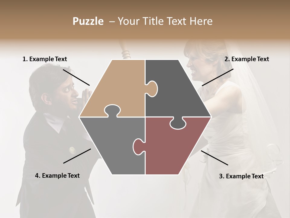 Bouquet Flower Scream PowerPoint Template