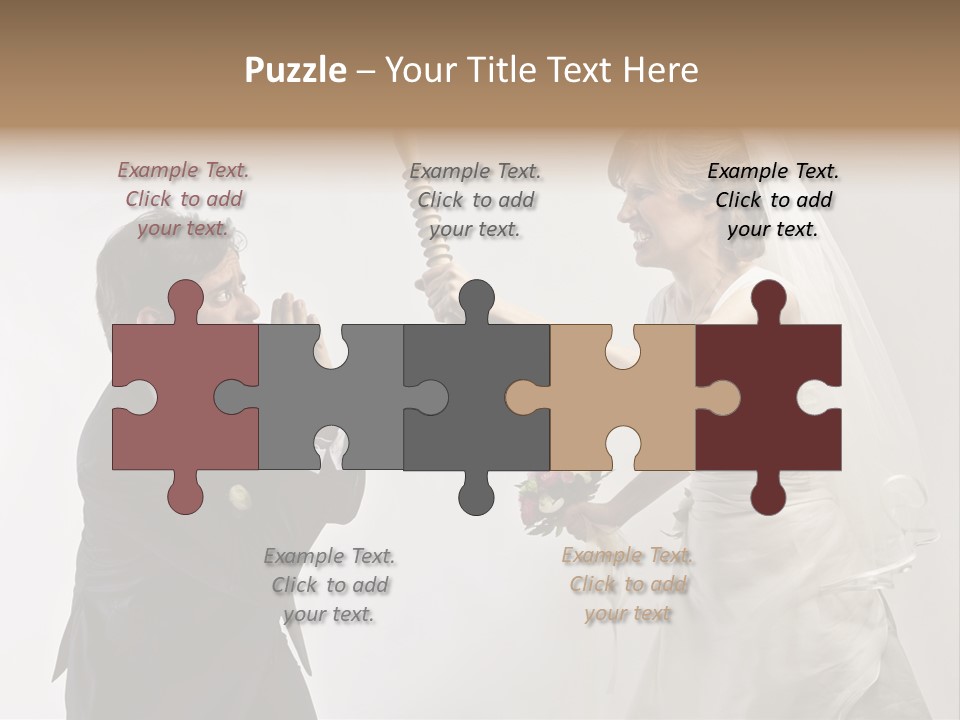 Bouquet Flower Scream PowerPoint Template