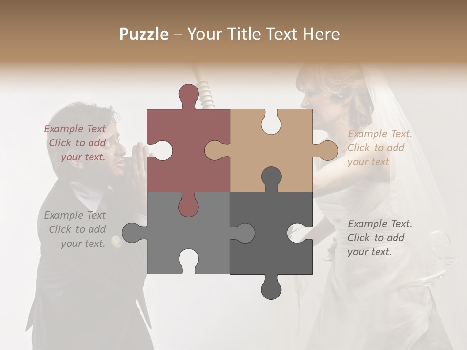 Bouquet Flower Scream PowerPoint Template