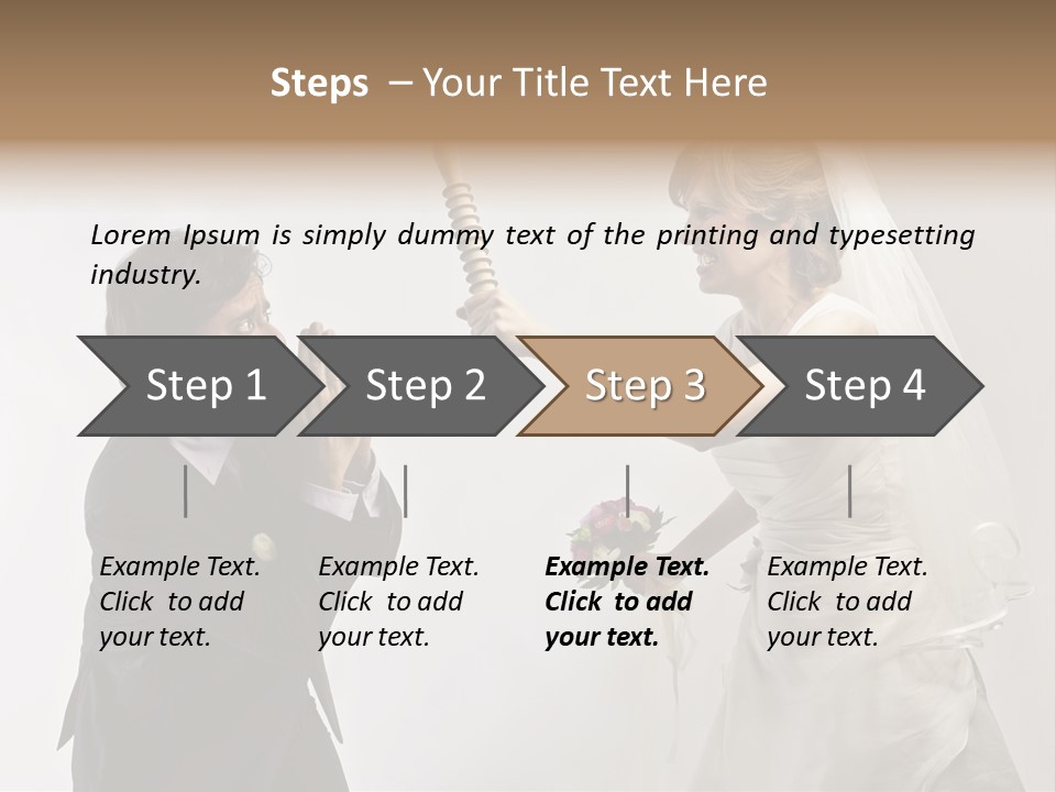 Bouquet Flower Scream PowerPoint Template