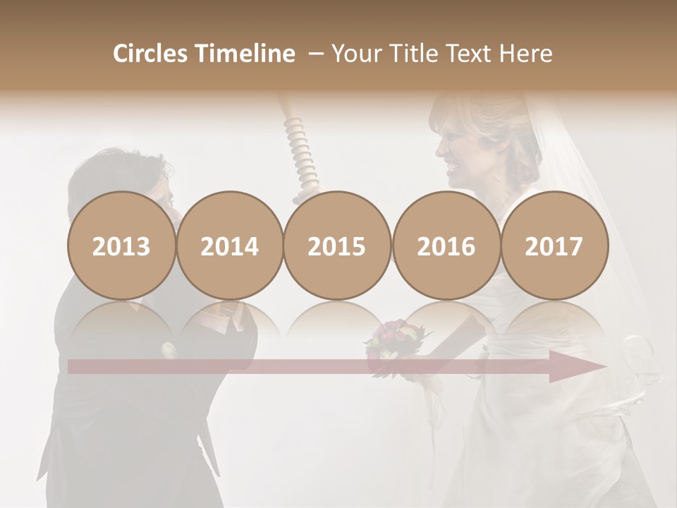 Bouquet Flower Scream PowerPoint Template