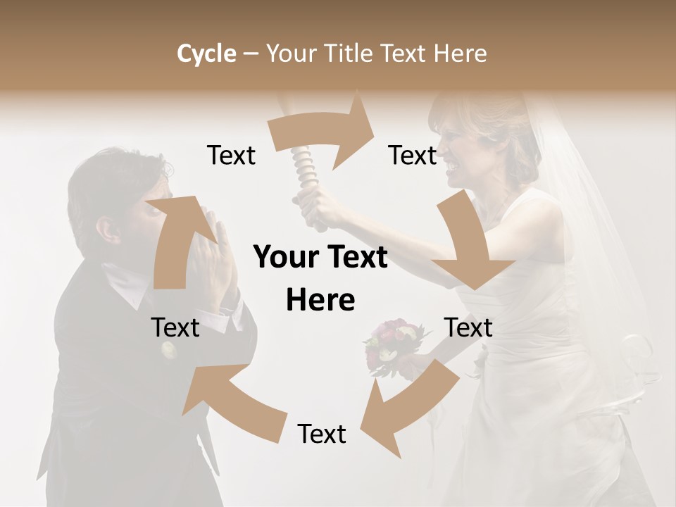 Bouquet Flower Scream PowerPoint Template