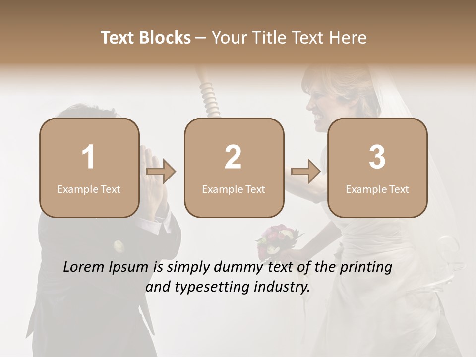 Bouquet Flower Scream PowerPoint Template