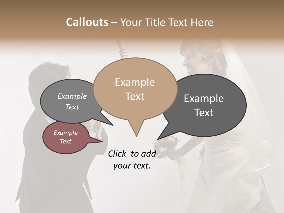 Bouquet Flower Scream PowerPoint Template