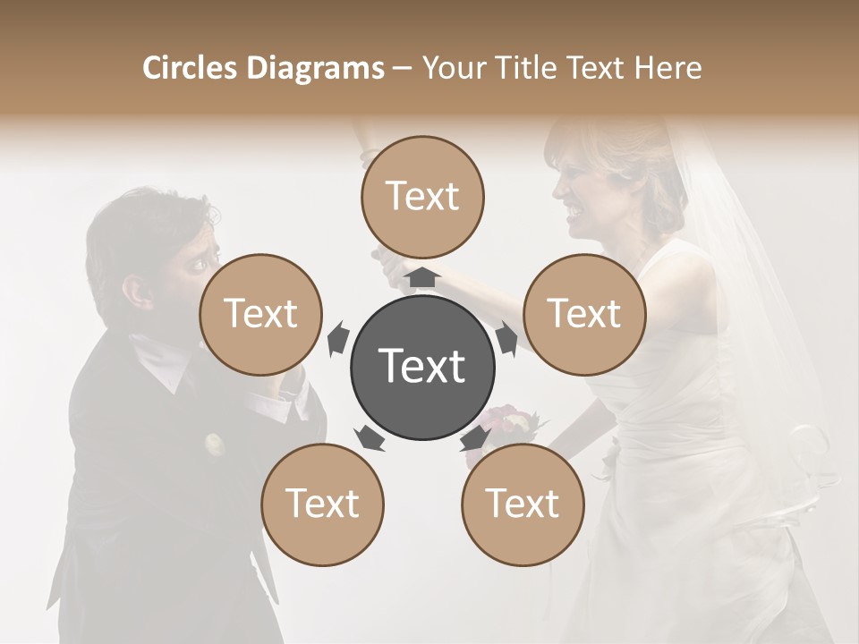 Bouquet Flower Scream PowerPoint Template