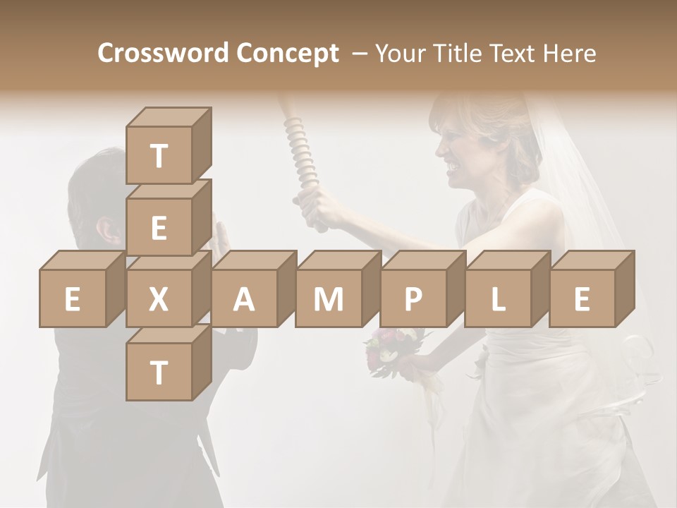 Bouquet Flower Scream PowerPoint Template