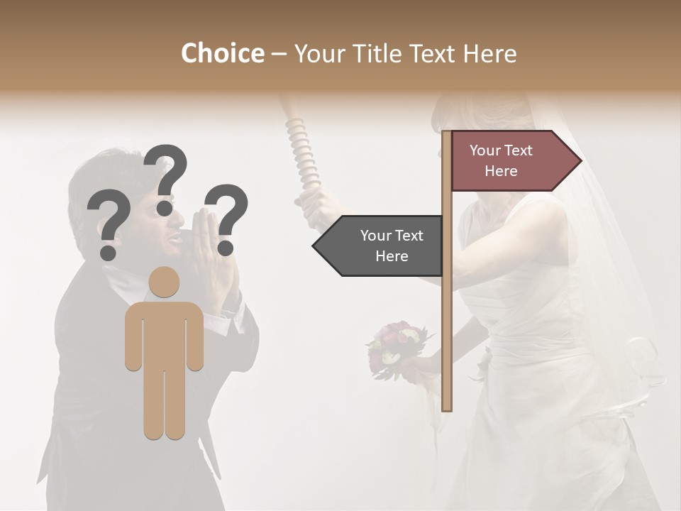 Bouquet Flower Scream PowerPoint Template