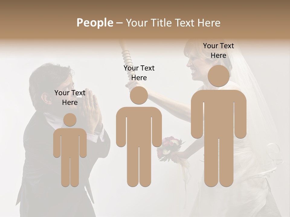 Bouquet Flower Scream PowerPoint Template